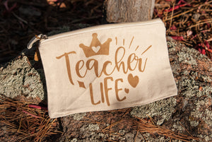 Teacher Life Canvas Bag