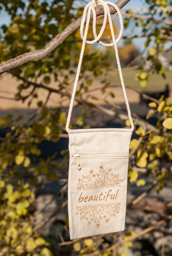 Beautiful Canvas Mini Purse