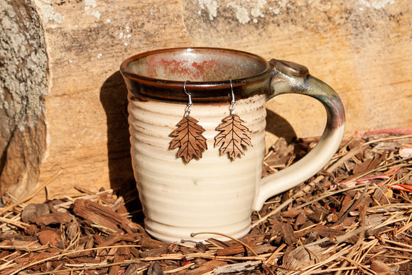 Oak Leaf Earrings