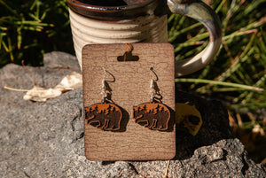Mountain Bear Earrings