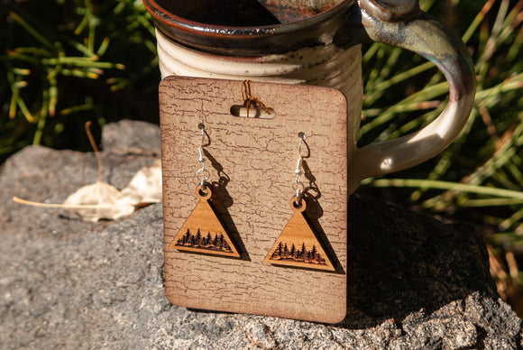 Triangle Mountain Earrings