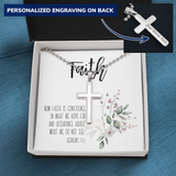 Personalize Cross Necklace